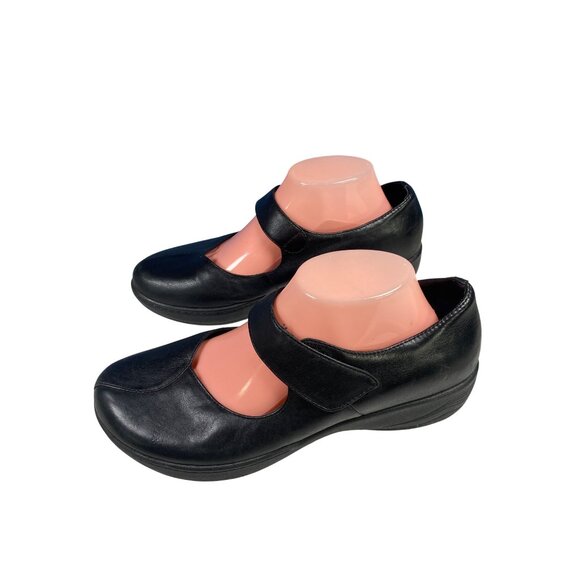 DANSKO Sonoma Annie ~ Black Leather Mary Janes Clogs Comfort Shoes Women's 41 * - Picture 3 of 11